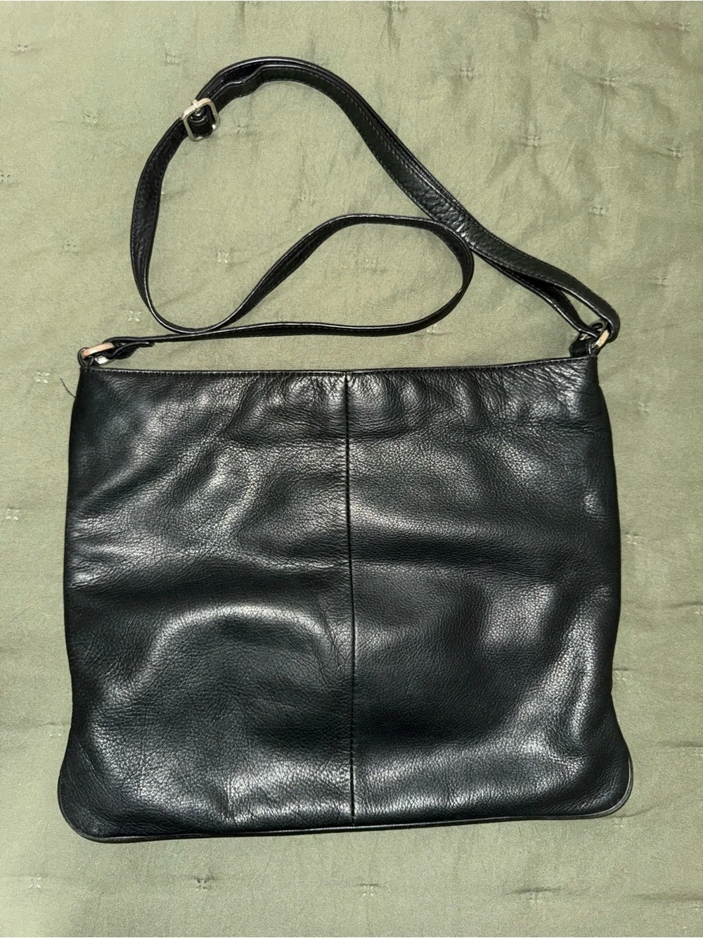 margot Black Exterior with Beige Interior Crossbody Bag
